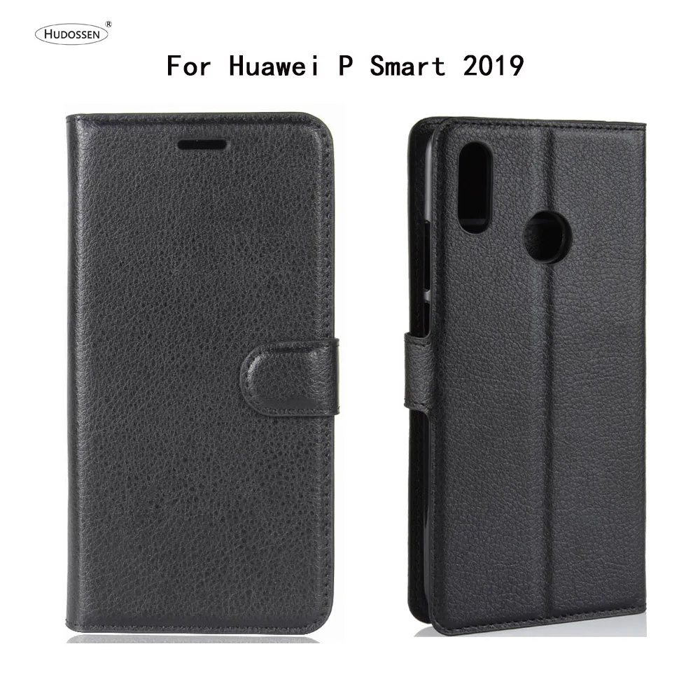 HUDOSSEN для Huawei P Smart 2019 POT LX3 LX1 AL00 роскошный флип чехол из искусственной кожи смартфон