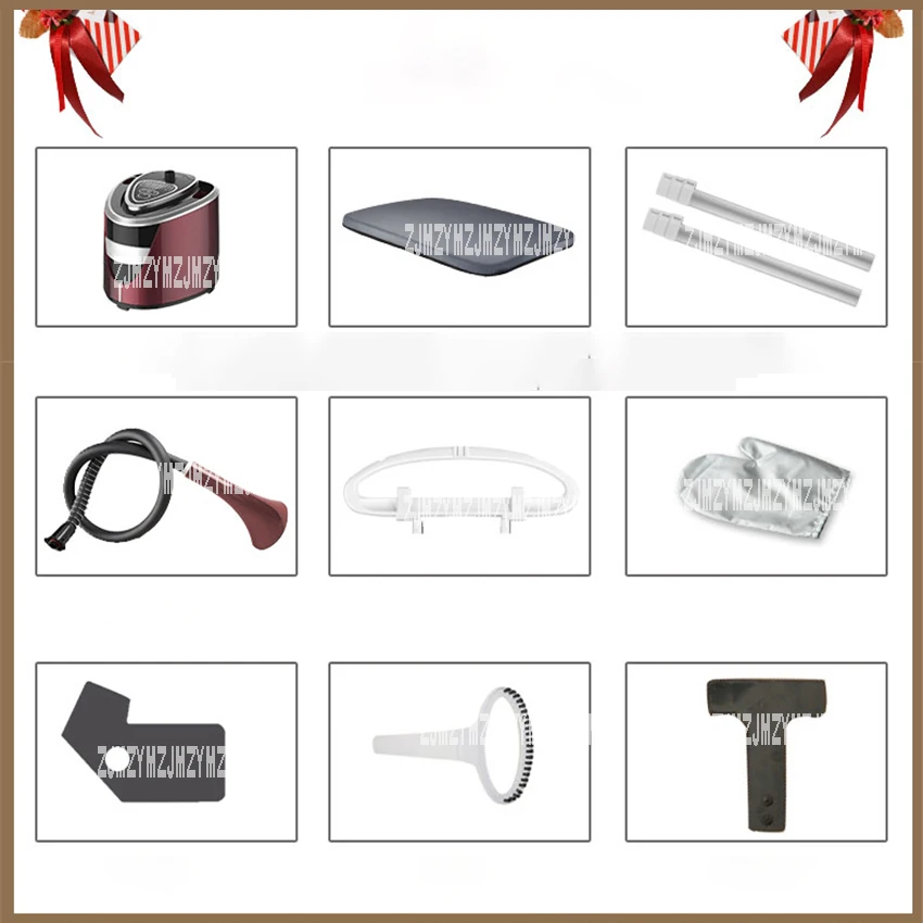 

MG-97 Temperature 10 Gear Adjustment Electric Hanging Ironing Machine Double Bar Clothes Steamer 2000W Vertical Steamer 220V