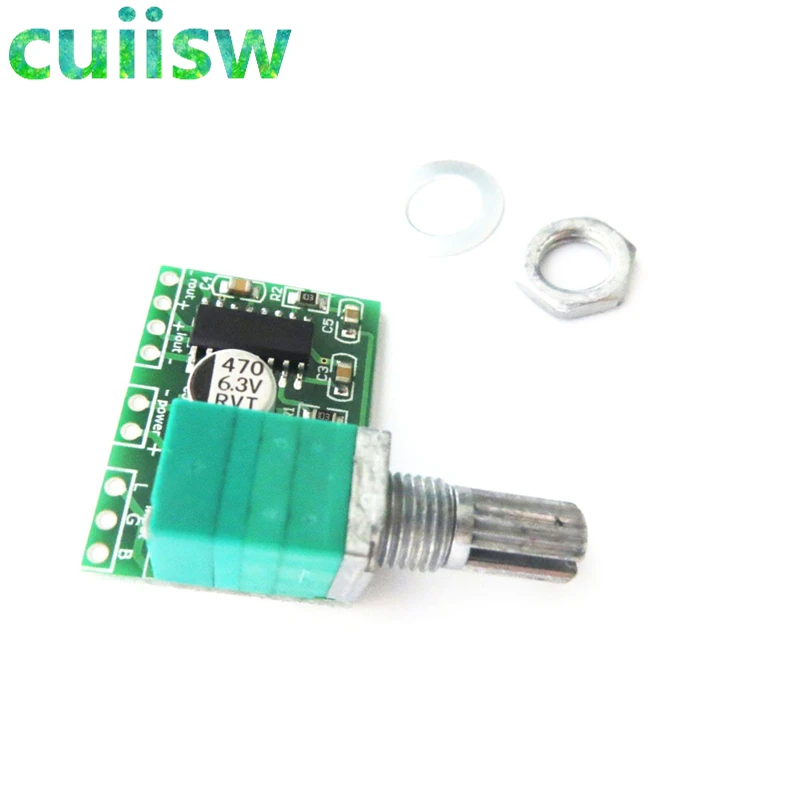 Super Mini PAM8403 DC 5V 2 канальный USB цифровой аудио усилитель плата модуль 2*3 Вт регулятор