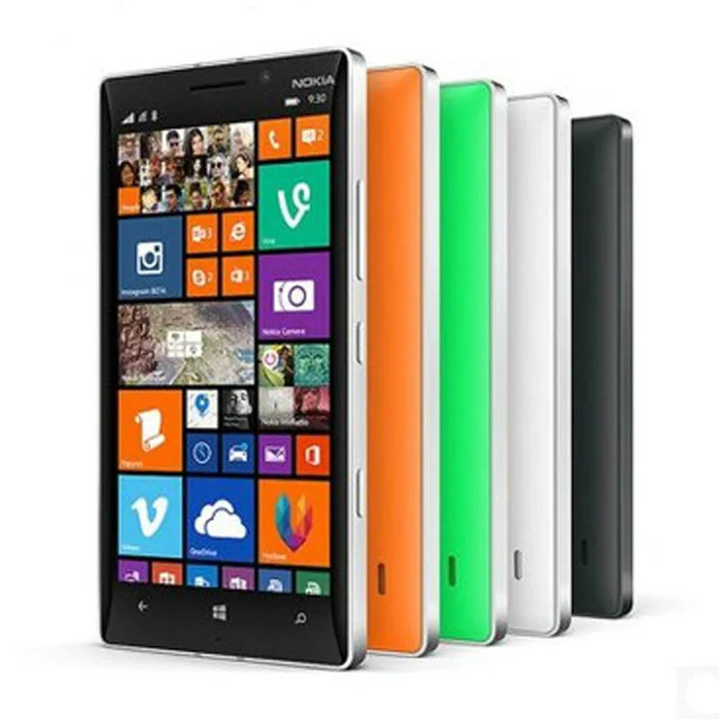 Разблокированный оригинальный Nokia Lumia 930 сотовый телефон 20MP камера Quad core 32 ГБ