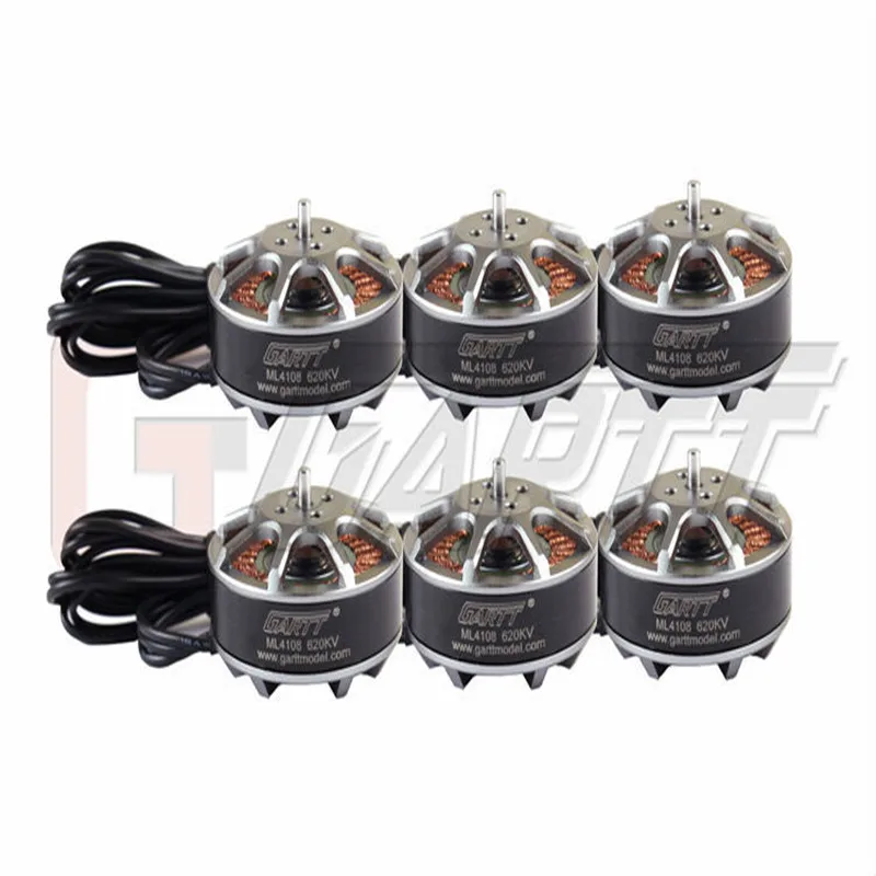 6 шт. GARTT ML 4108 620KV бесщеточный двигатель для многовинтового квадрокоптера