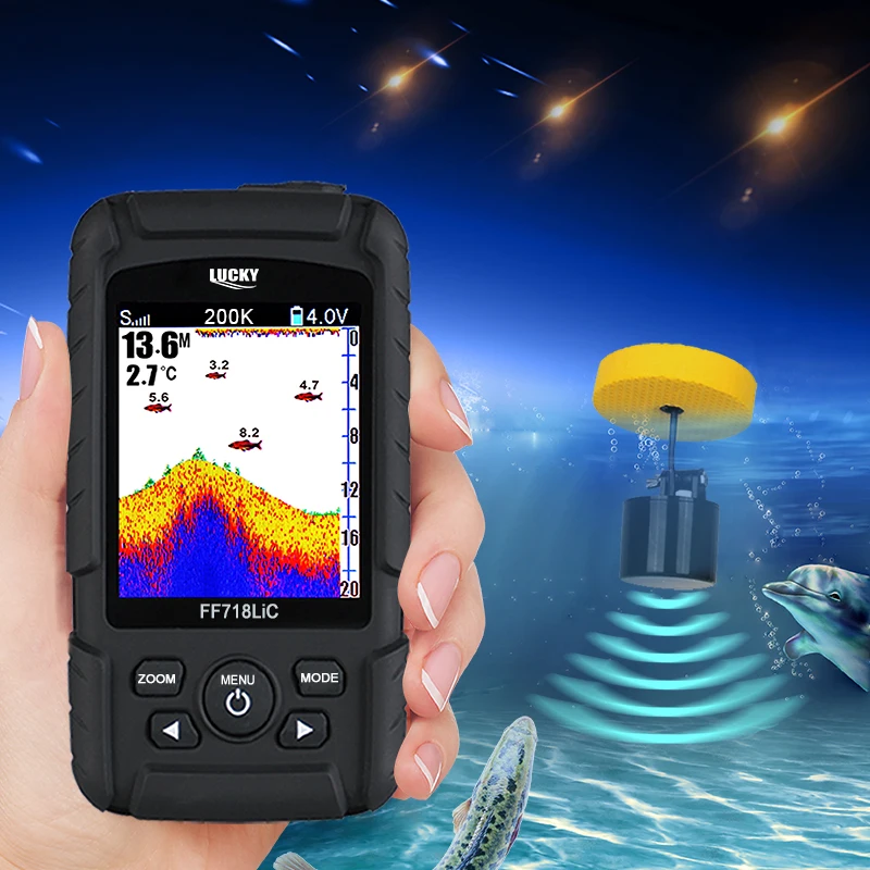 Эхолот-рыболокатор проводной гидролокатор 200 кГц/83 кГц двойная частота сонара 328