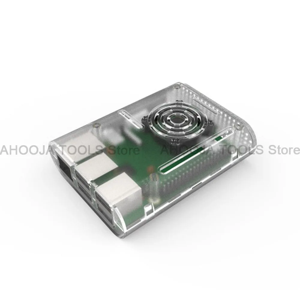 Для Raspberry Pi 3B + чехол ABS Защитный Чехол Съемный для 2B с охлаждающим вентилятором