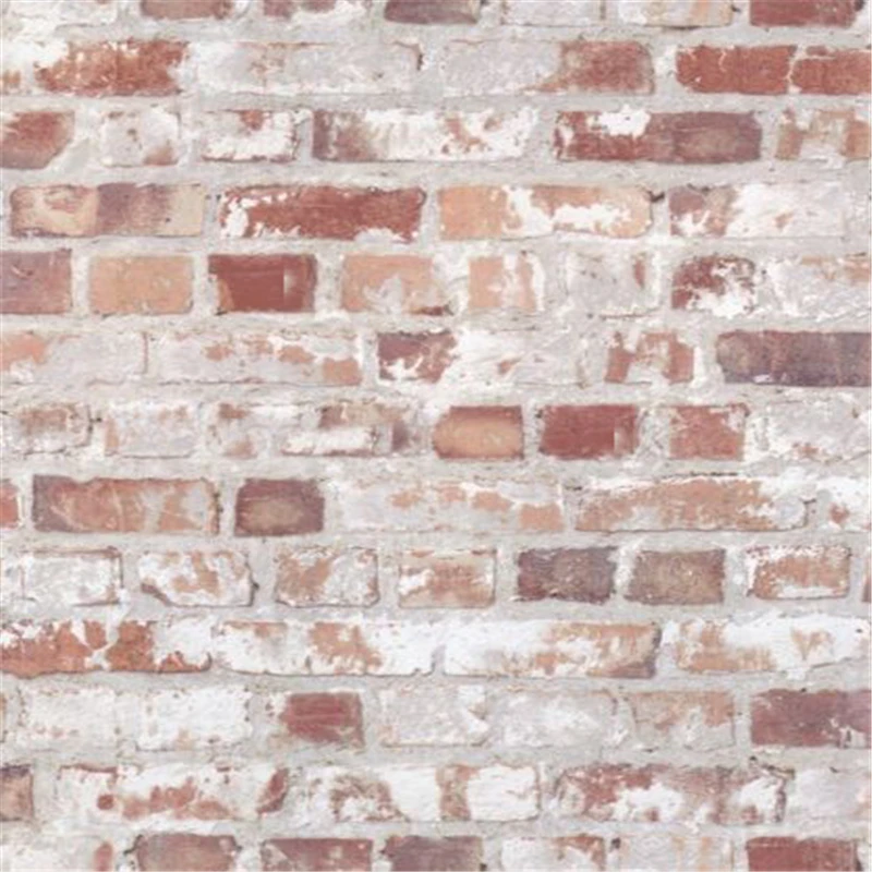 beibehang Vintage Village Weathered Brick Shop Wallpaper wallpaper for walls 3 d papel de parede 3d | Обустройство дома