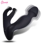 Анальный вибратор, 10 режимов, Силиконовая пробка для задержки эякуляции, интимные игрушки для мужчин, мастурбатор эротическая