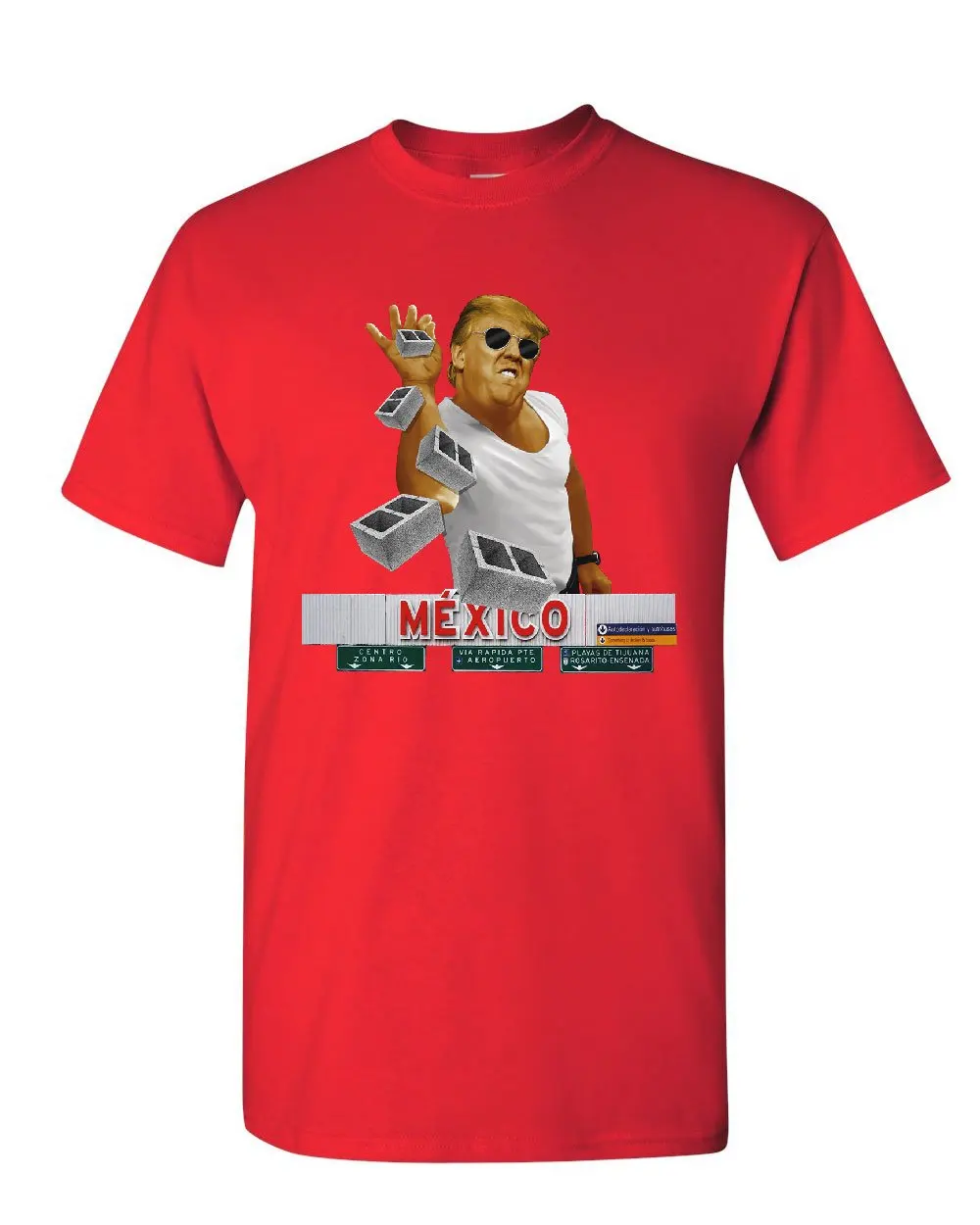 A Pinch of the Wall T-Shirt Trump Salt Bae Immigration Mexico Mens Tee Shirt Cool Casual pride t shirt men Unisex Fashion | Мужская