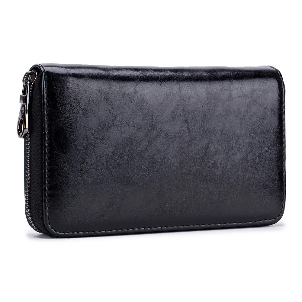 Мужской/женский кошелек из натуральной кожи с RFID-защитой | Багаж и сумки