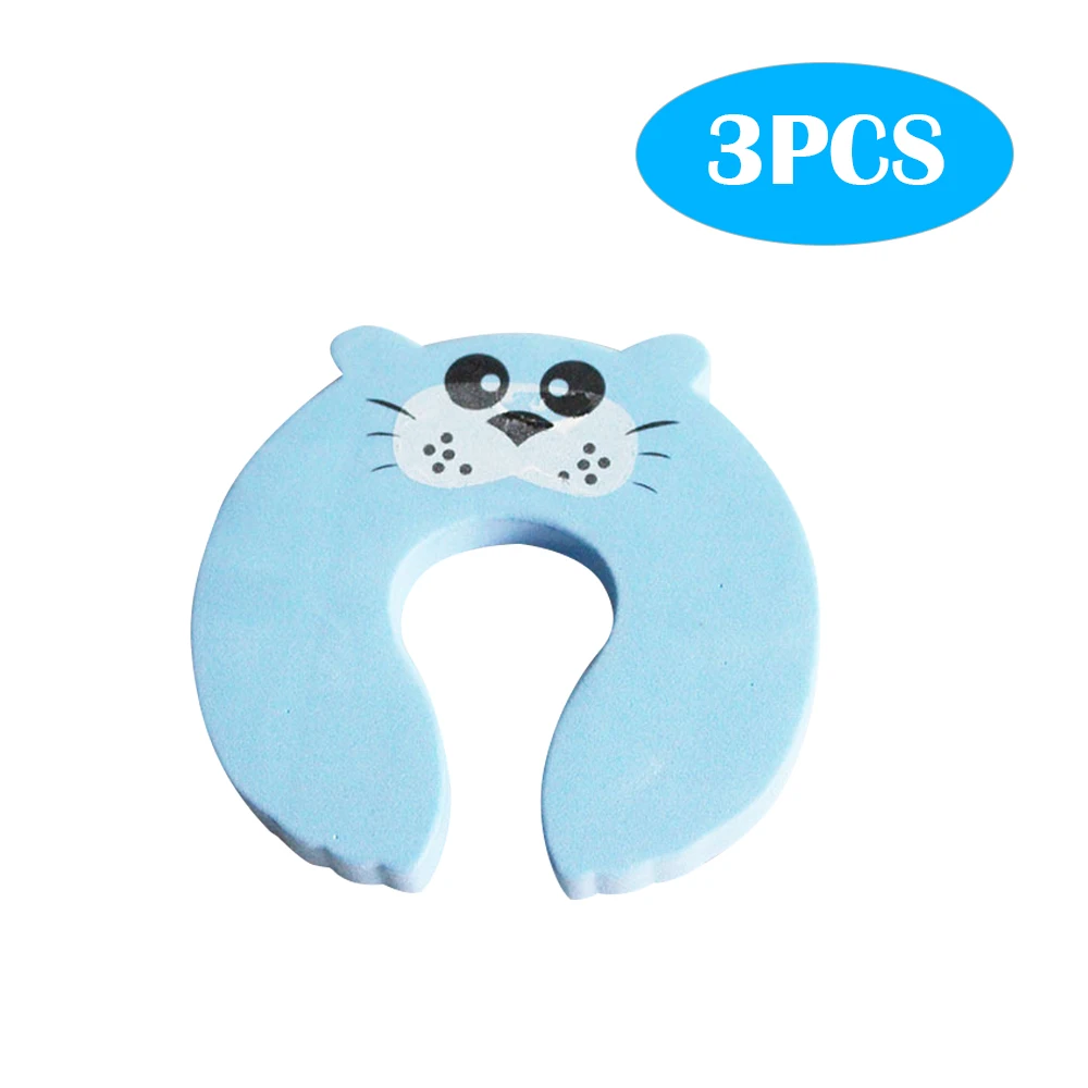 

3 Packs Animal/Insect Baby Security Door Card Protection Tools for Baby Safety Door Care Card Cute Appearance
