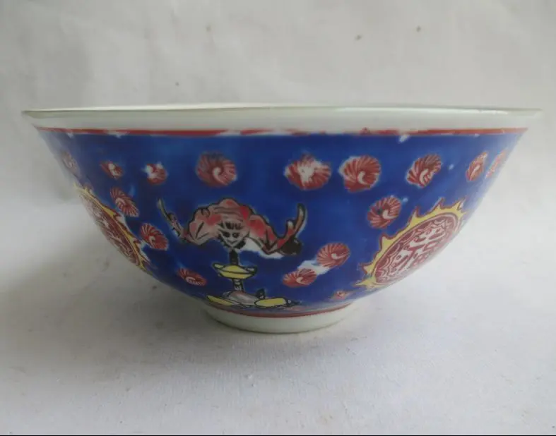 

China's ancient antique classical old emperor bowl enamels