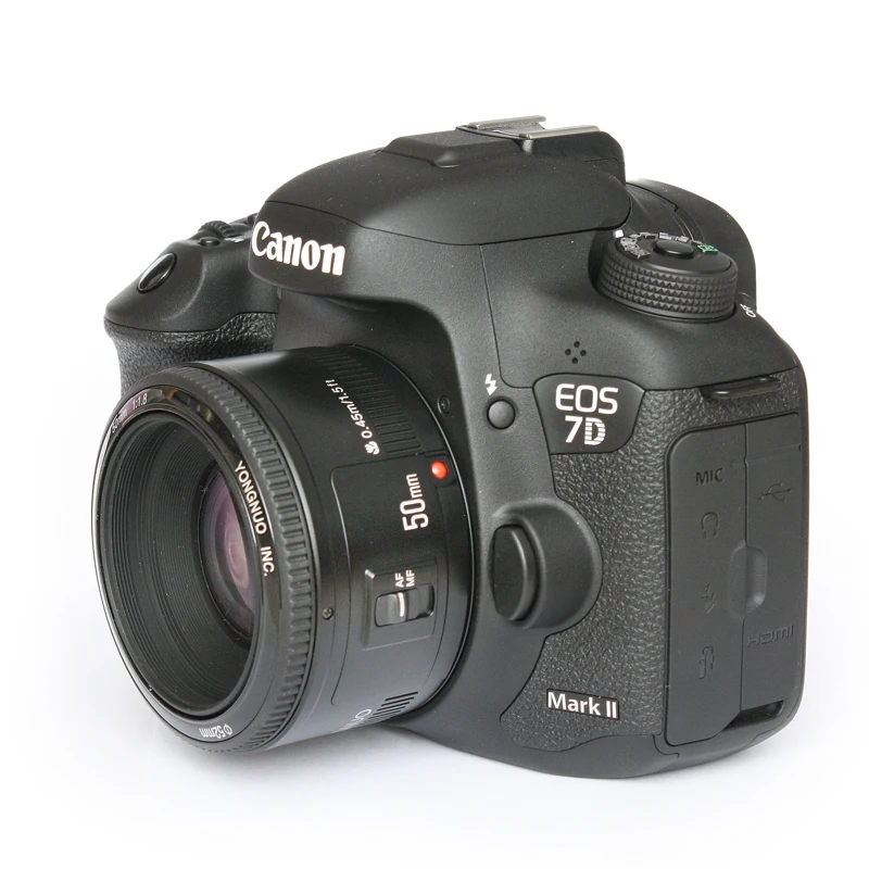 Ulanzi Yongnuo YN50mm F1.8 AF объектив MF YN 50 мм Автофокус Объектив для Canon EOS DSLR камер 60D 70D 5D2 5D3
