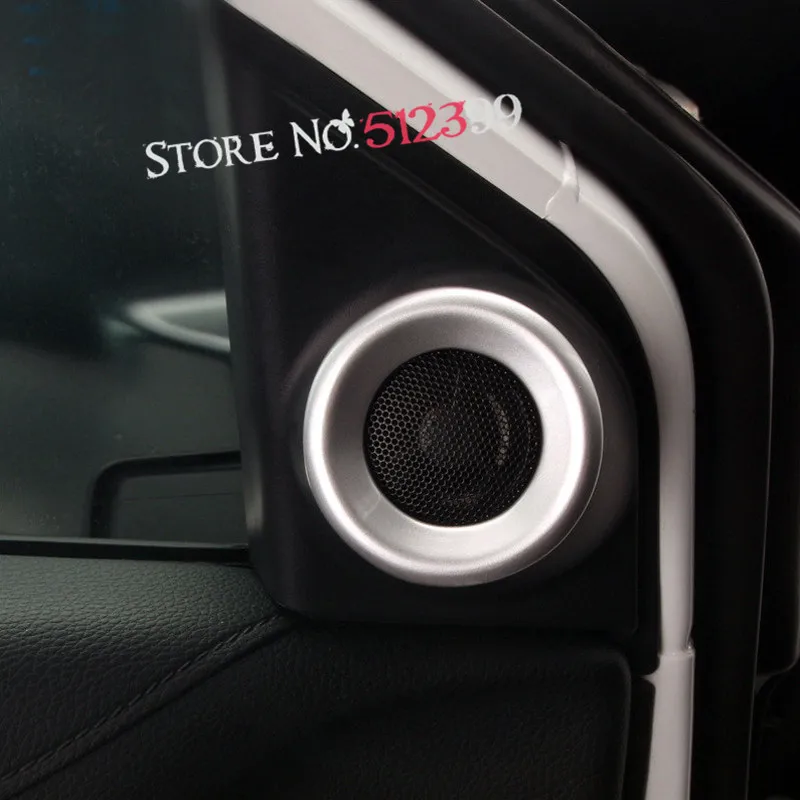 2 шт. ABS Матовая Внутренняя дверь треугольник стерео динамик рамка Накладка для