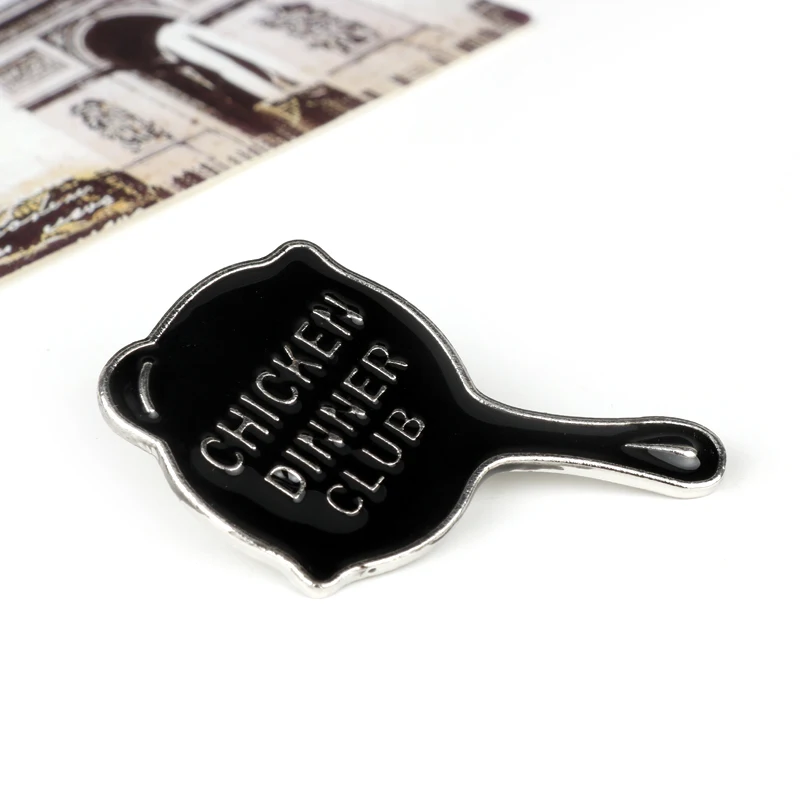 dongsheng Game Playerunknown's Battlegrounds PUBG Brooch Black Chicken Dinner Club Badge Pins for Women Men Brooches | Украшения и
