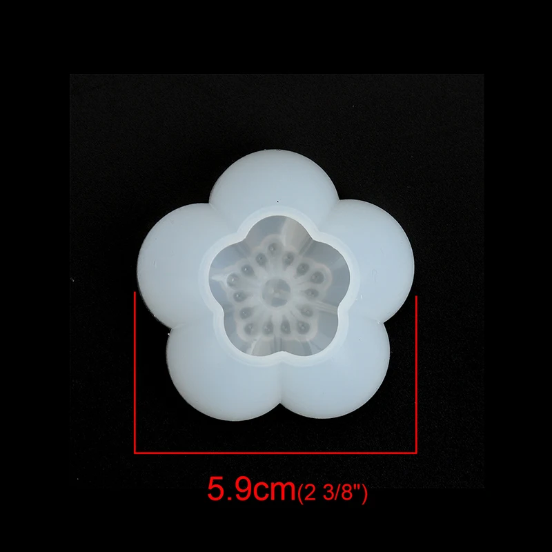 3D пять цветов Сакура форма силиконовая смола для изготовления ювелирных изделий