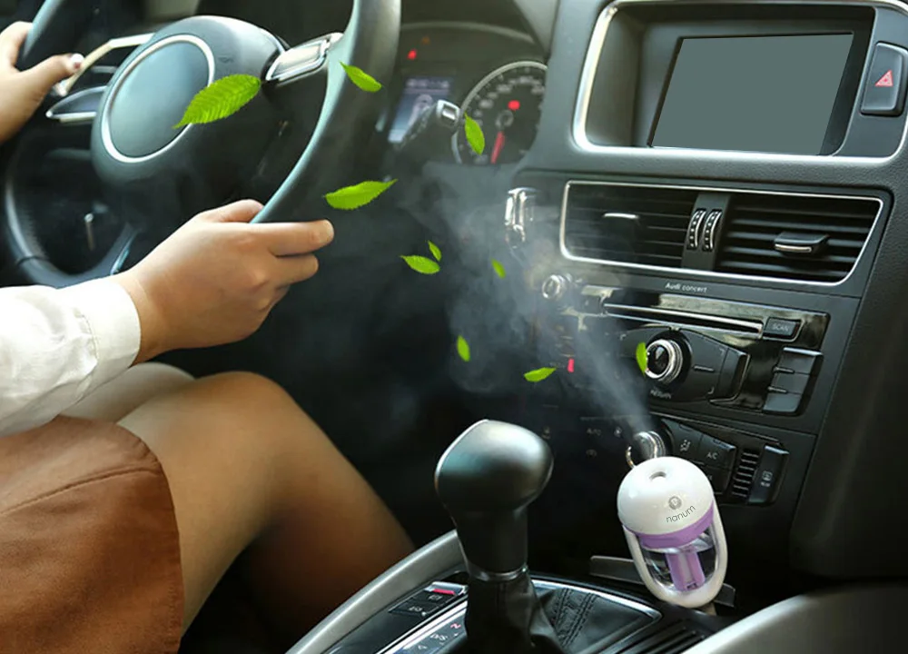 Portable Mini Car Aromatherapy Humidifier Styling 12V Vehicle Air Cleaner Purifier Essential Oil Diffuser Purify | Автомобили и