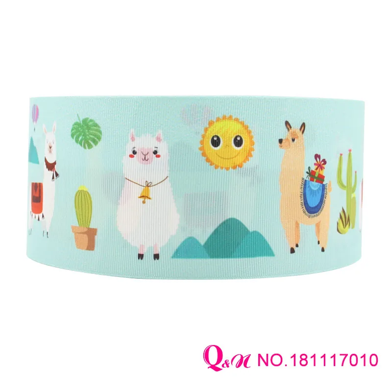 Лента Q &amp N 10 ярдов/партия 22 мм 38 75 181117009 альпака мультяшное ремесло печатная