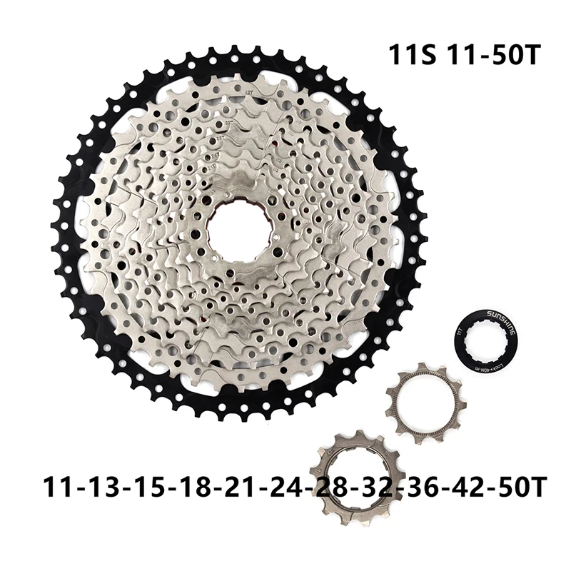 SUNSHINE Bicycle 32 T/34 T/36 T/38 T + кассеты 42 T/46 T/50 10 скоростей/11 скоростей большой Кассетный