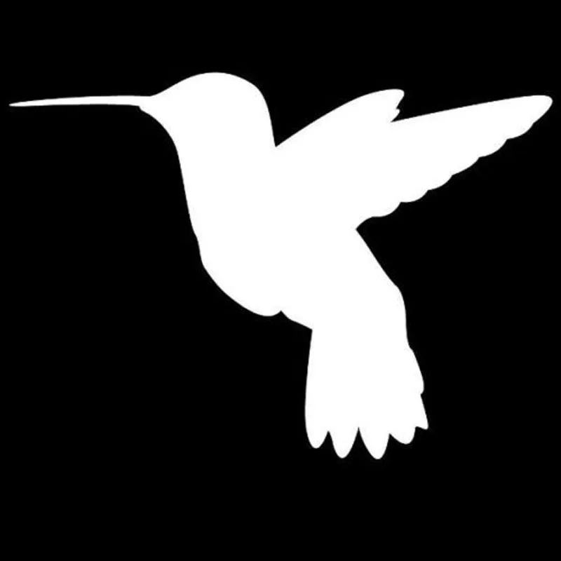 Интересный автомобильный Стайлинг животных 13 см x 9 3 Humming Bird виниловая