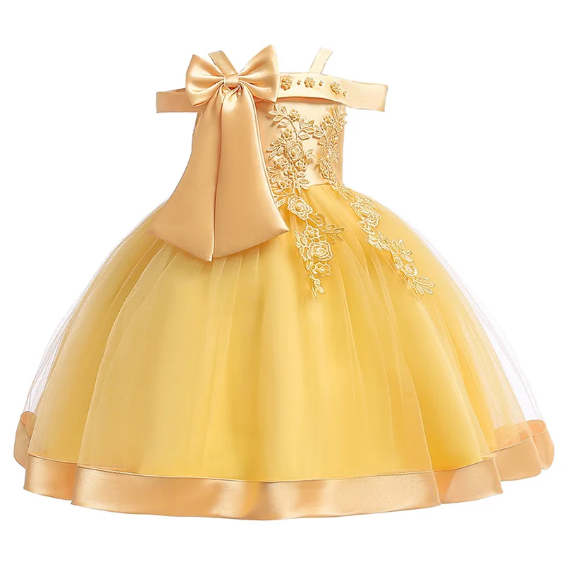 2020 Kids Tutu Birthday Princess Party Dress for Girls Infant Lace Children Bridesmaid Elegant Girl baby Clothes | Детская одежда и