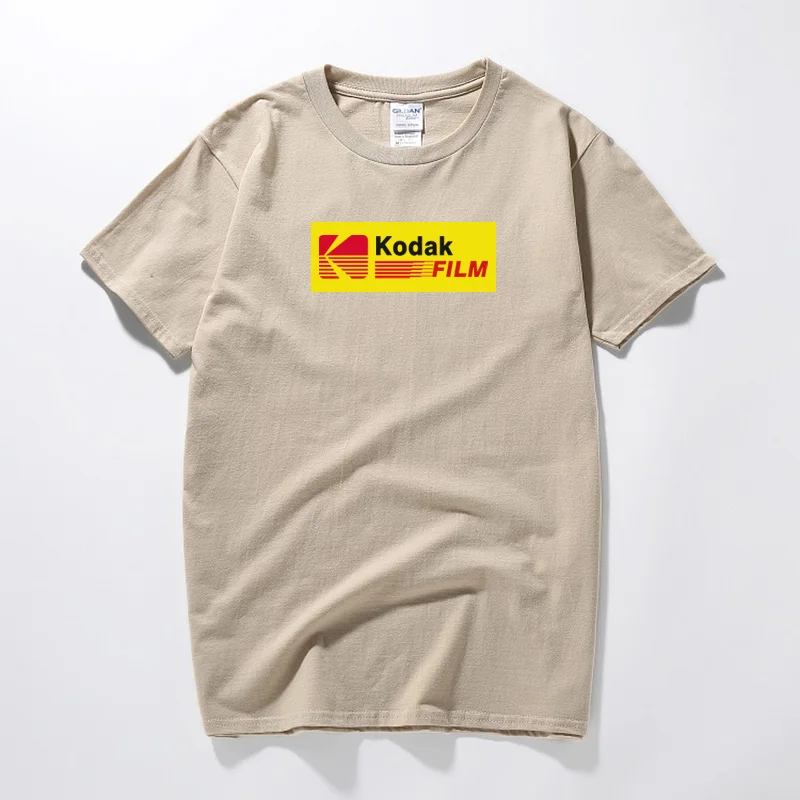 2018 Летняя мужская и женская футболка в Корейском стиле ретро свободная Kodak с