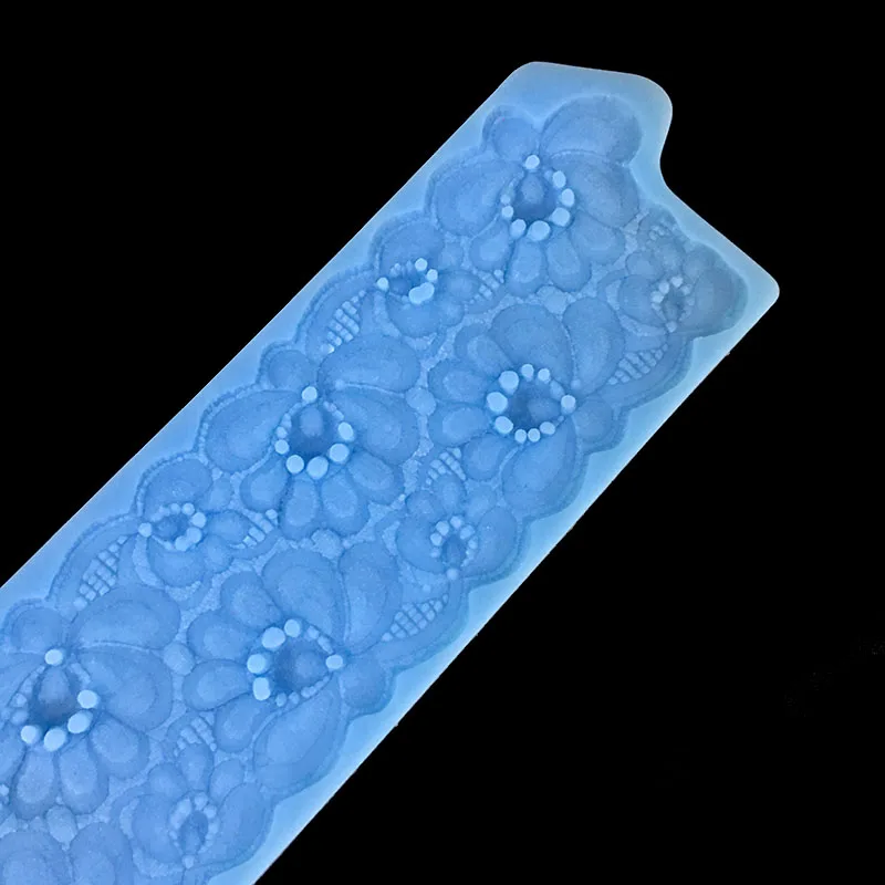 Minsunbak новая кружевная силиконовая печатная форма для свадебного торта тисненый