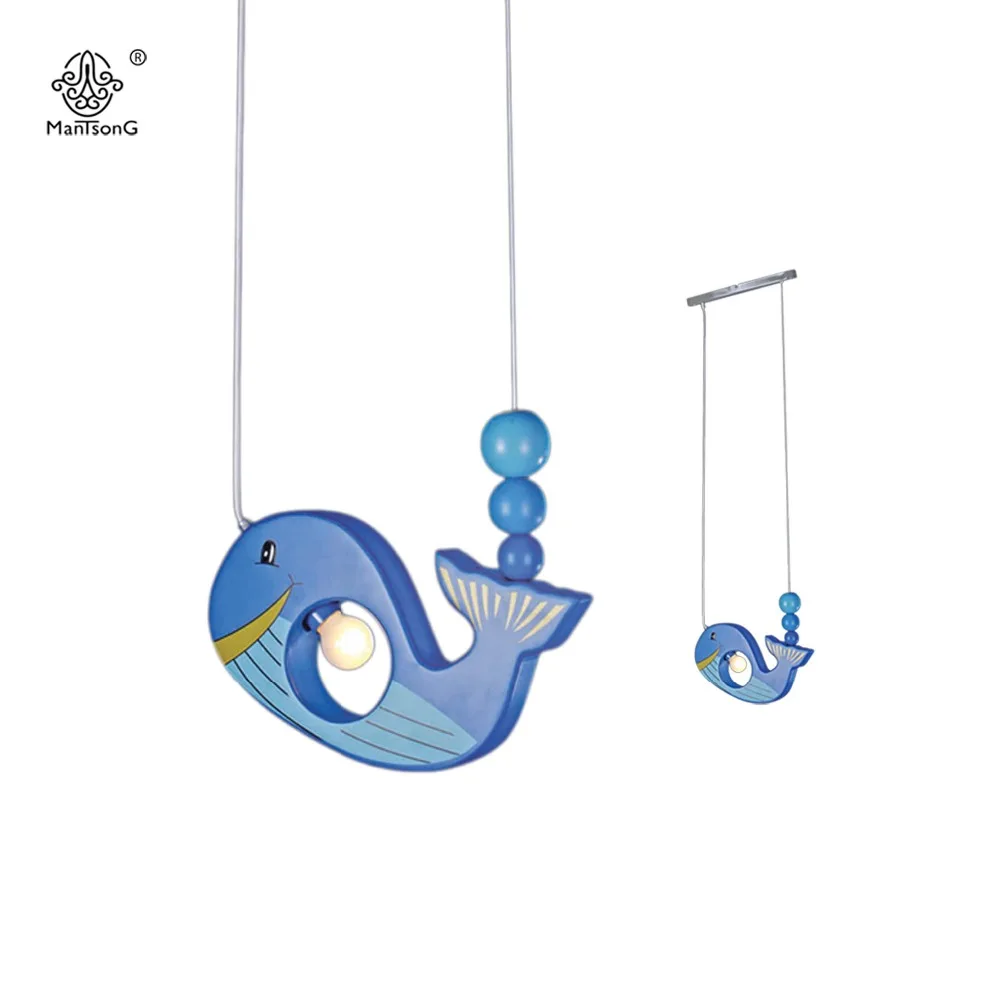 Cartoon Fish Pendant Lights Children Bedroom Creative Personality Decorative Home Decor Modern Suspension Hanging Lamp | Освещение