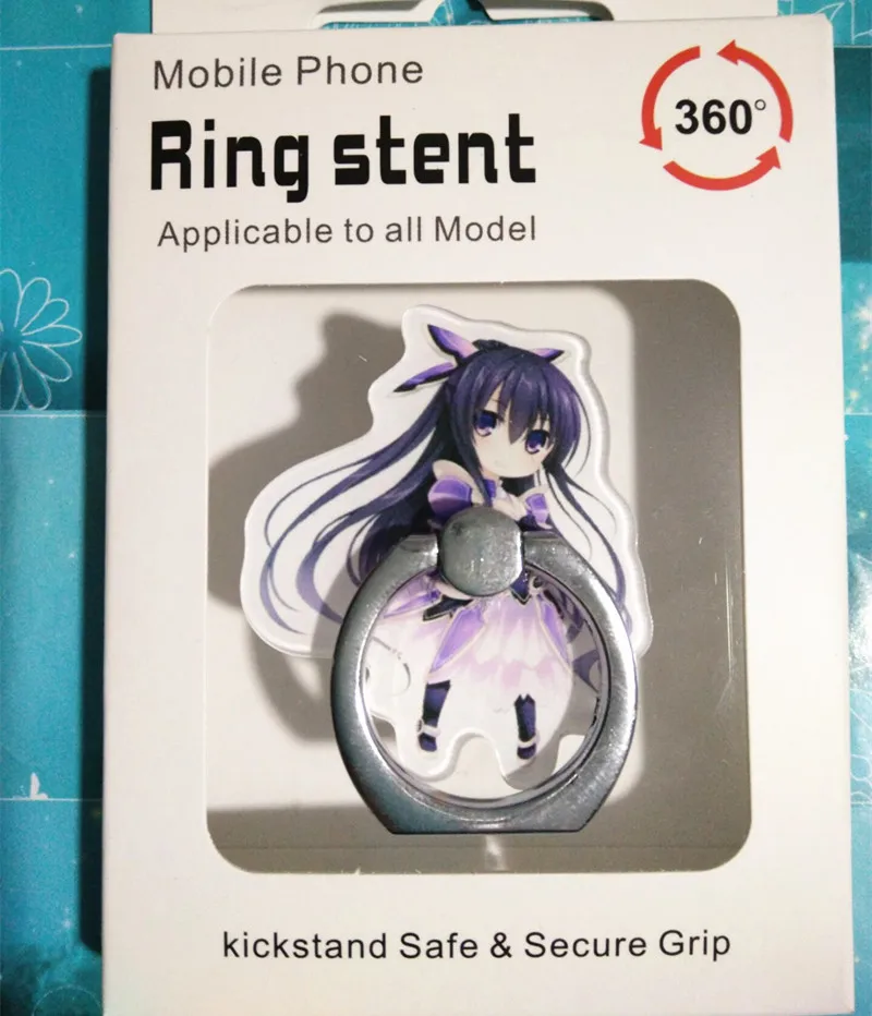 5 шт./лот аниме Date A Live палец кольцо мобильный телефон подставка держатель для