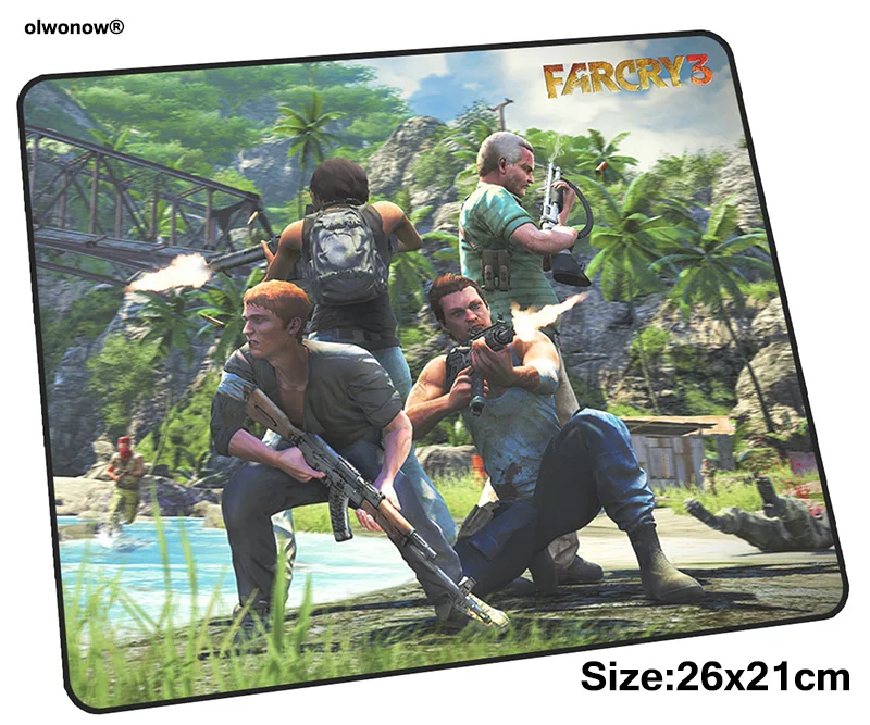 Игровой коврик для мыши far cry компьютерной 26x2 1 см большой геймерский популярный
