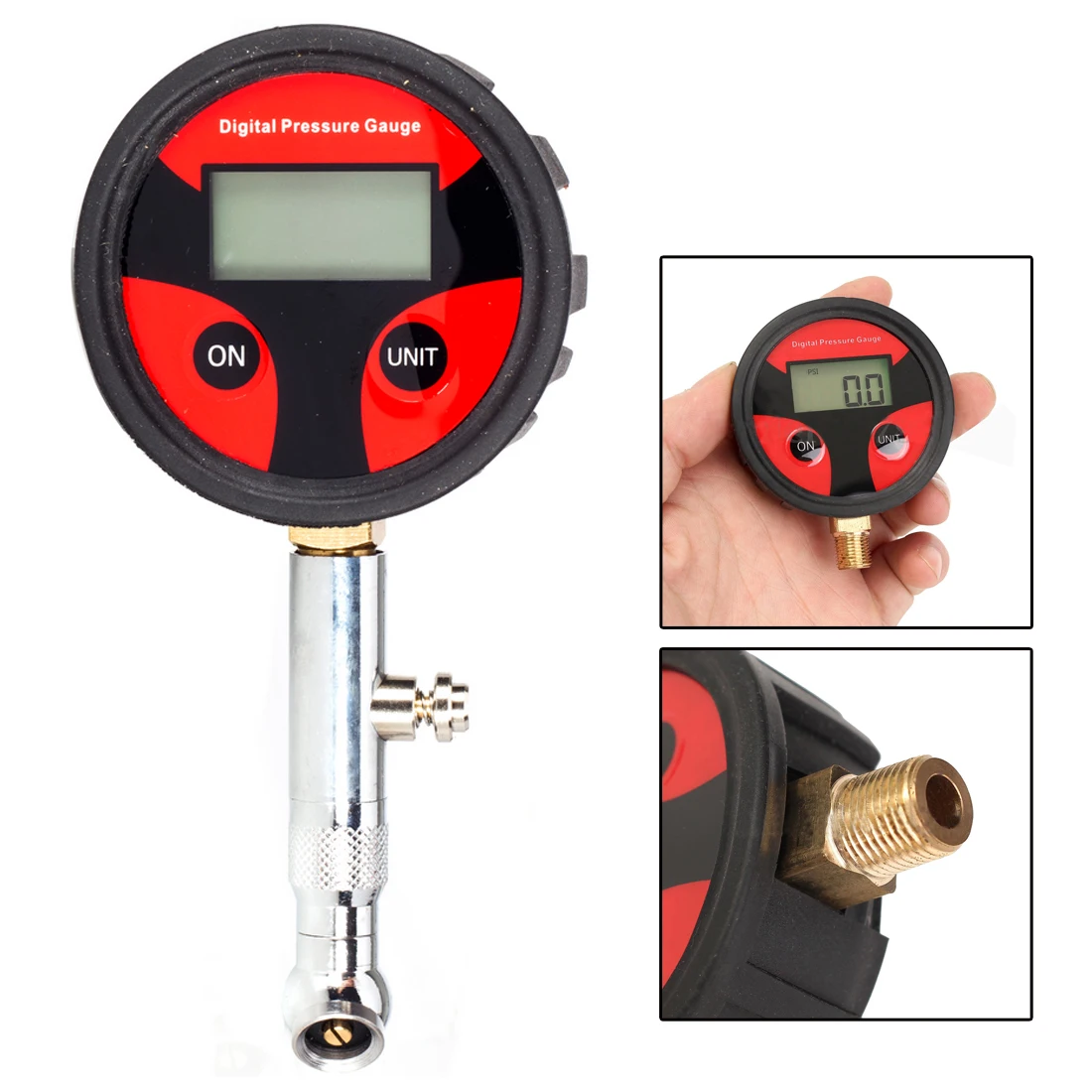 360 Вращение 0-200PSI lcd цифровой датчик давления воздуха в шинах для мотоцикла для автомобиля грузовика мотоцикла Тестер Система мониторинга