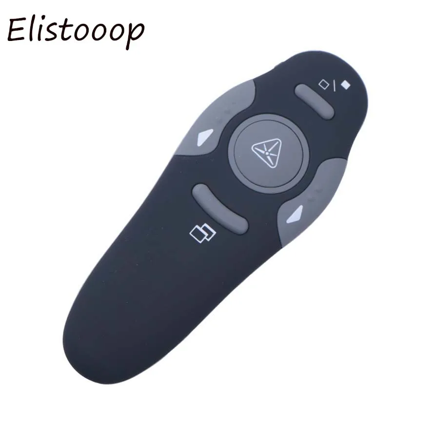 Elistooop 2 4 ГГц Беспроводная дистанционная красная лазерная указка Презентер