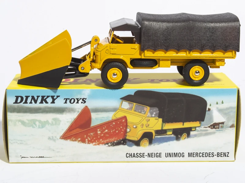 Динки игрушечные лошадки 567 CHASSE NEIGE 1/43 UNIMOG MERCEDES Atlas автомобиль сплав для модели