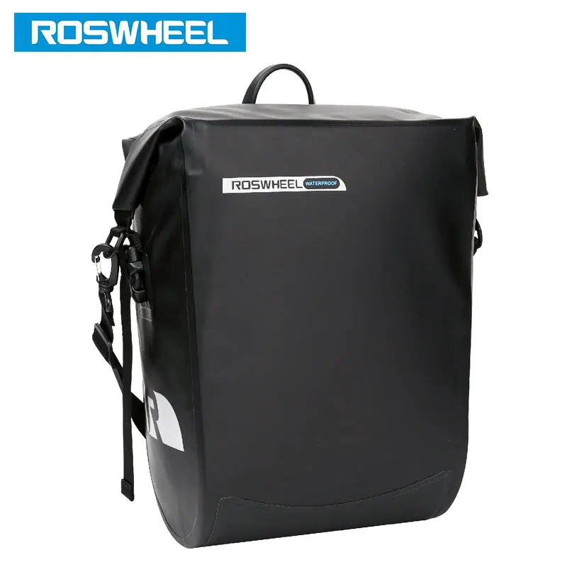 ROSWHEEL Водонепроницаемая велосипедная сумка 20л задняя стойка для багажника