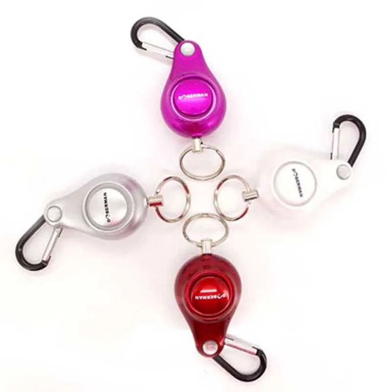 100 дБ Женская карманная сирена с сигнализацией кольцо точкой вытягивания для