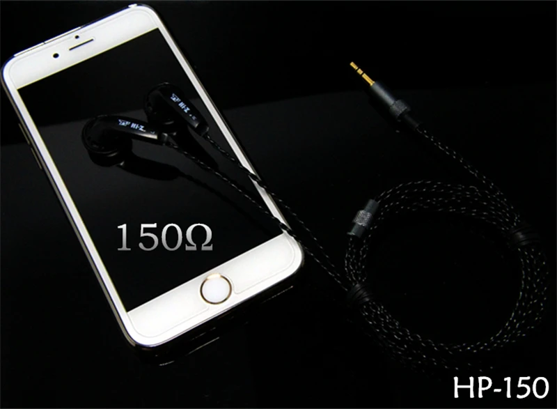 Ty Hi-Z 150ohm наушники HP150 плоской головкой вкладыши Super Bass Наушники вкладыши гарнитура для iPhone 7 для Samsung для Xiaomi телефон