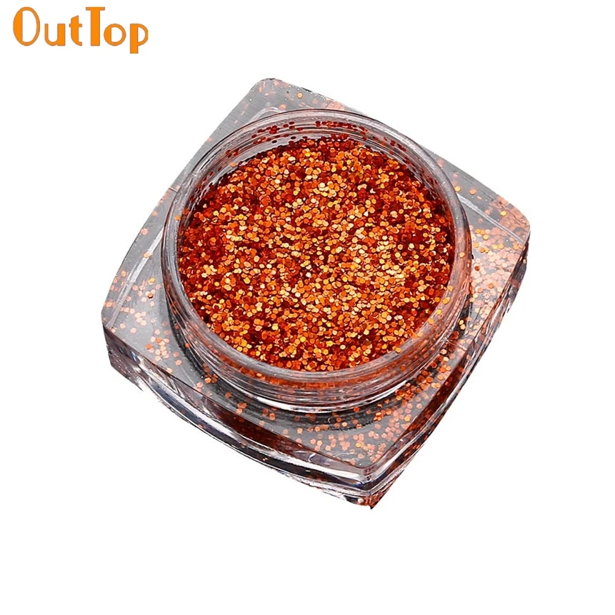 OutTop ColorWomen 1 5 г мини шестигранные блестки наконечники для украшения ногтей