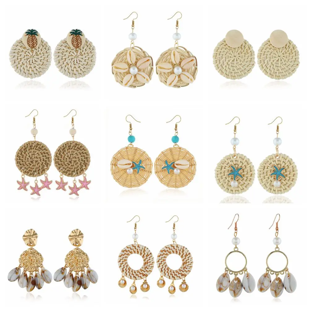 Новое креативное корейское деревянное соломенное плетение ручной работы