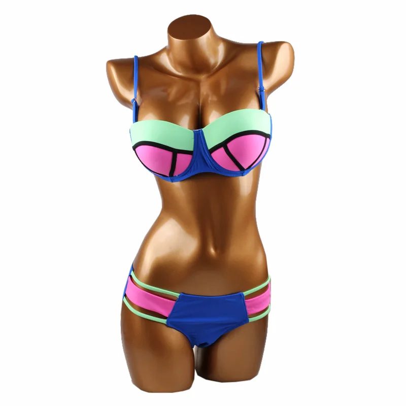 2017 Виктория push up купальники бикини установить купальник женщин biquini женский дамы