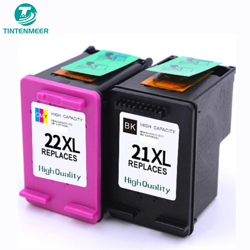 Чернильный картридж TINTENMEER 21 22 21xl 22xl совместим с принтером Deskjet 2320 2330 3747 3910 3915 3918 3920