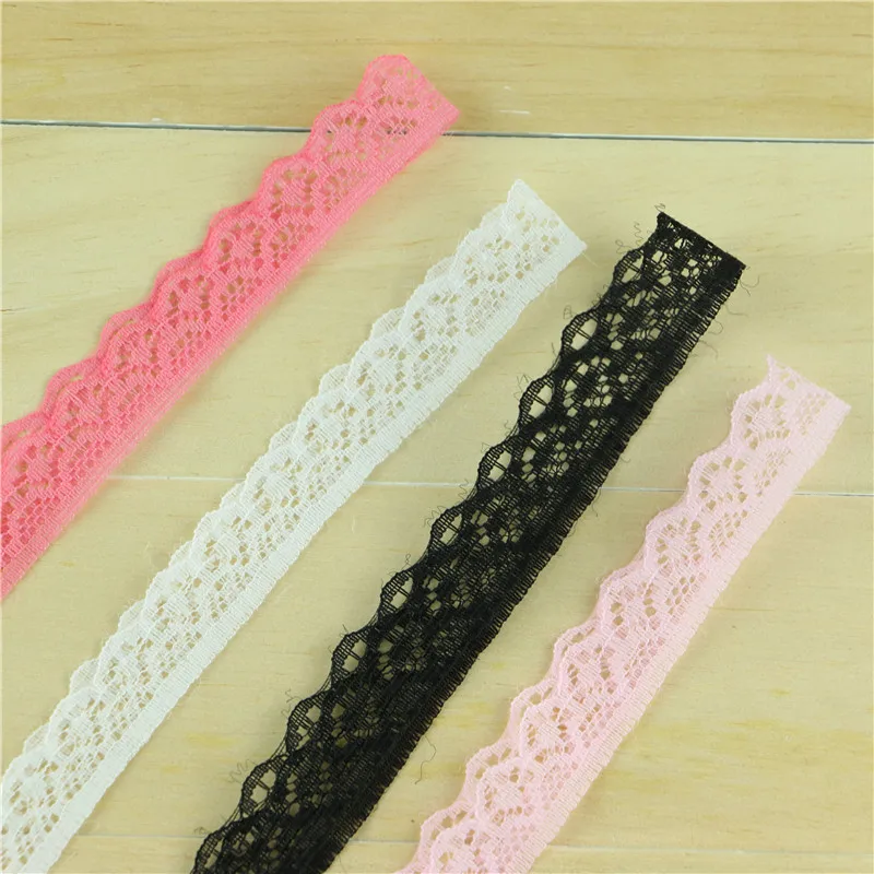 Кружевной лентой черный белый Ширина 15 мм Фурнитура для бижутерии свадебное