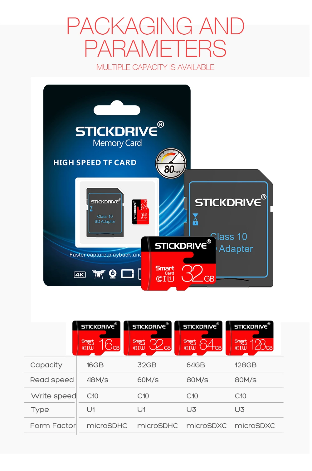 Высокоскоростная карта Micro SD 32 Гб 64 ГБ 16 ГБ 8 ГБ карта памяти класс 10 UHS-1 TF карта Micro sd флэш SD карта 4 Гб класс 6 мини Sd карта