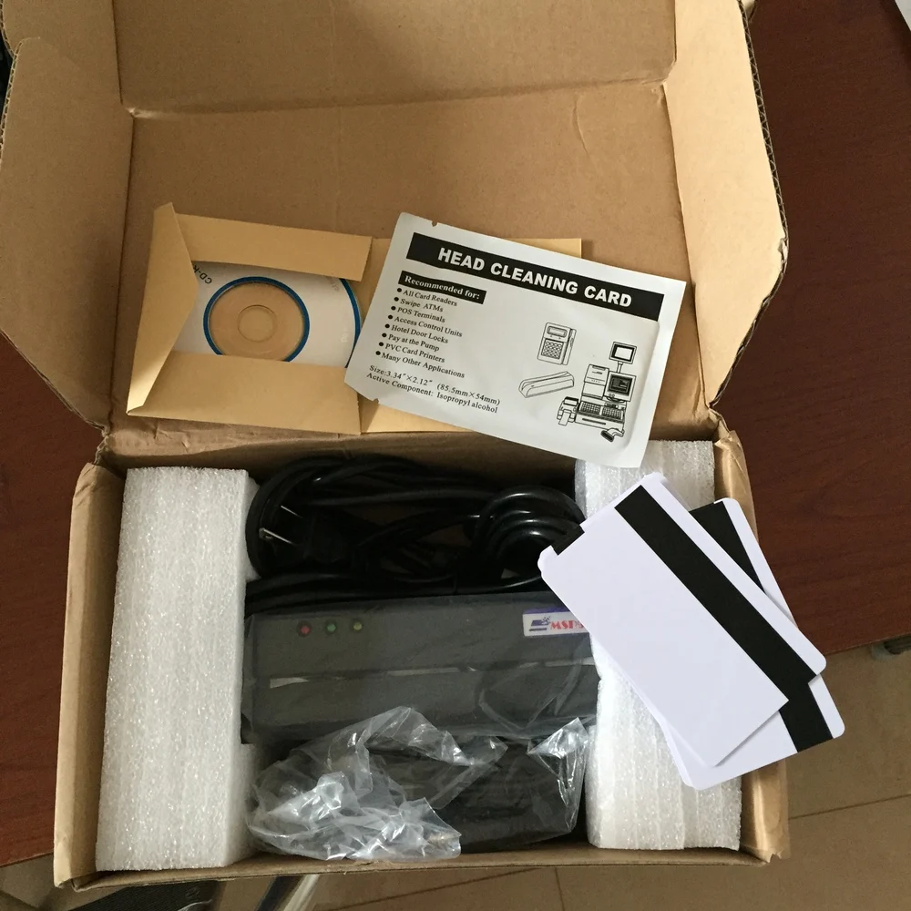 MSR900S USB считыватель магнитных карт записывающее устройство Magstrip 3 Track Hi Co