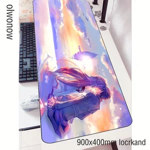 Игровой коврик для мыши 90x40 см, офисный коврик для мыши с аниме рисунком нетбука, большой коврик для игровой мыши, коврик для мыши xl, коврик для компьютерной мыши