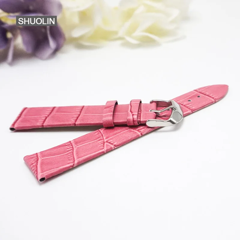 Ремешок для часов из натуральной кожи Женский браслет 12 мм 14 16 18 20 22 м мм|watchband