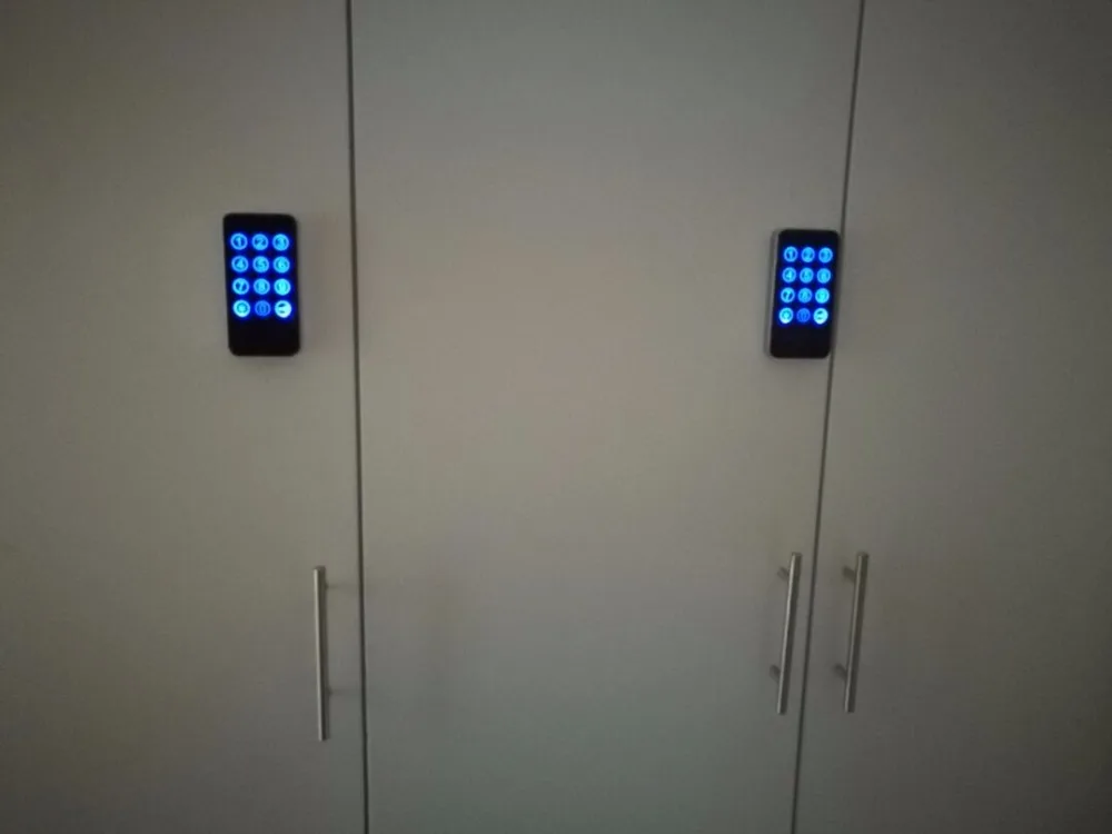 Бесплатная доставка сенсорная клавиатура пароль Rfid-карта ключ металлический