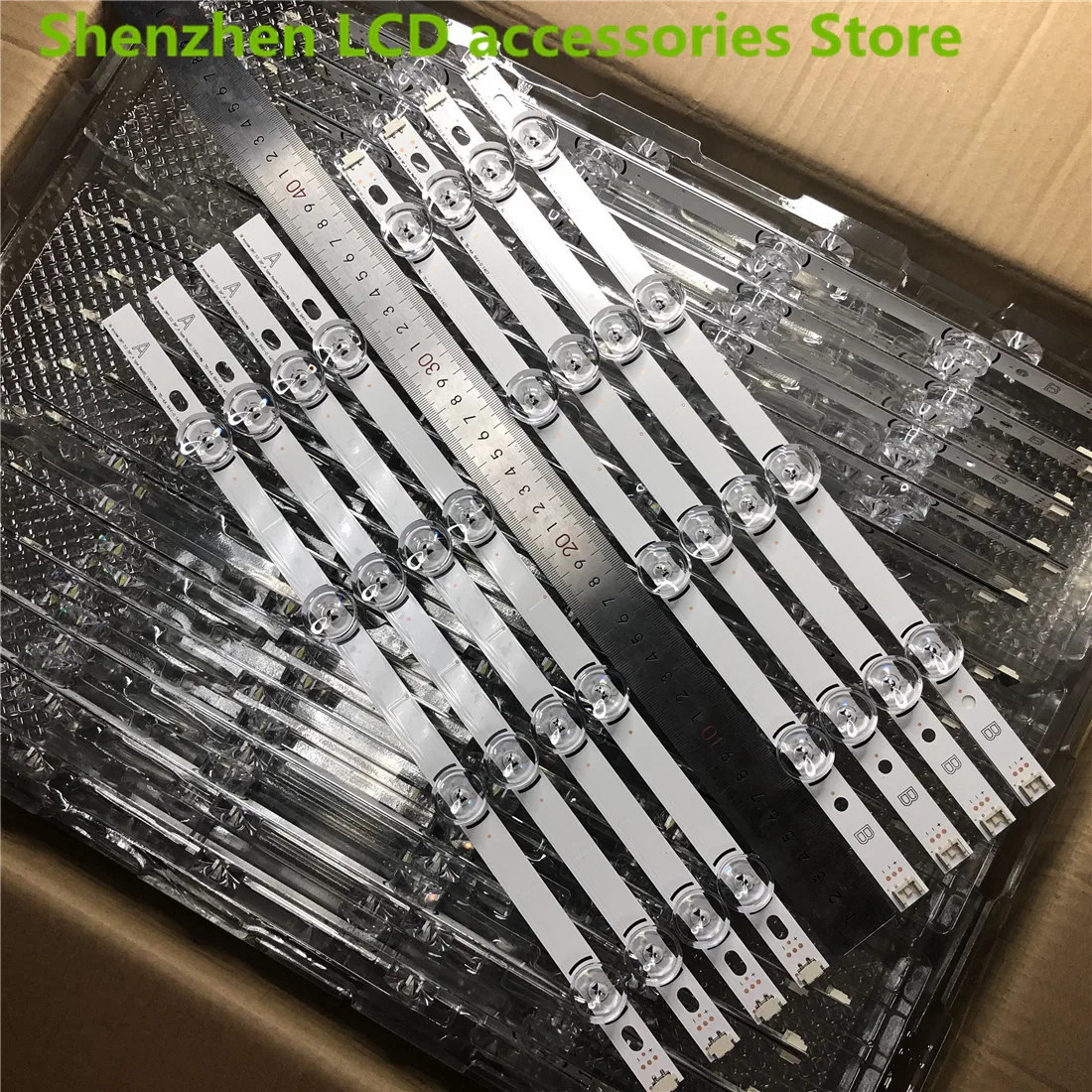 8 шт./лот для Светодиодный подсветка полоской FR LG 39LB650V ТВ LG INNOTEK DRT 3,0 3"_ Тип REV01_140107 4 пары детских брюк в+ 4 шт. B