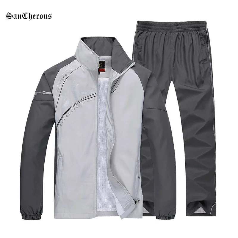 2017 5 цветов плюс Размеры верхняя одежда Для мужчин костюм Толстовка Демисезонный