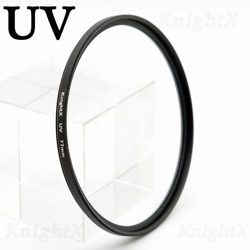 UV KnightX FLD UV объектив с круговым поляризационным фильтром фильтр для фотоаппарата Nikon Canon sony Аксессуары для объективов камеры d5200 d3300 canon 49 мм 52 мм 55 мм 58 мм 67 мм 72 мм 77 мм - Цвет: UV