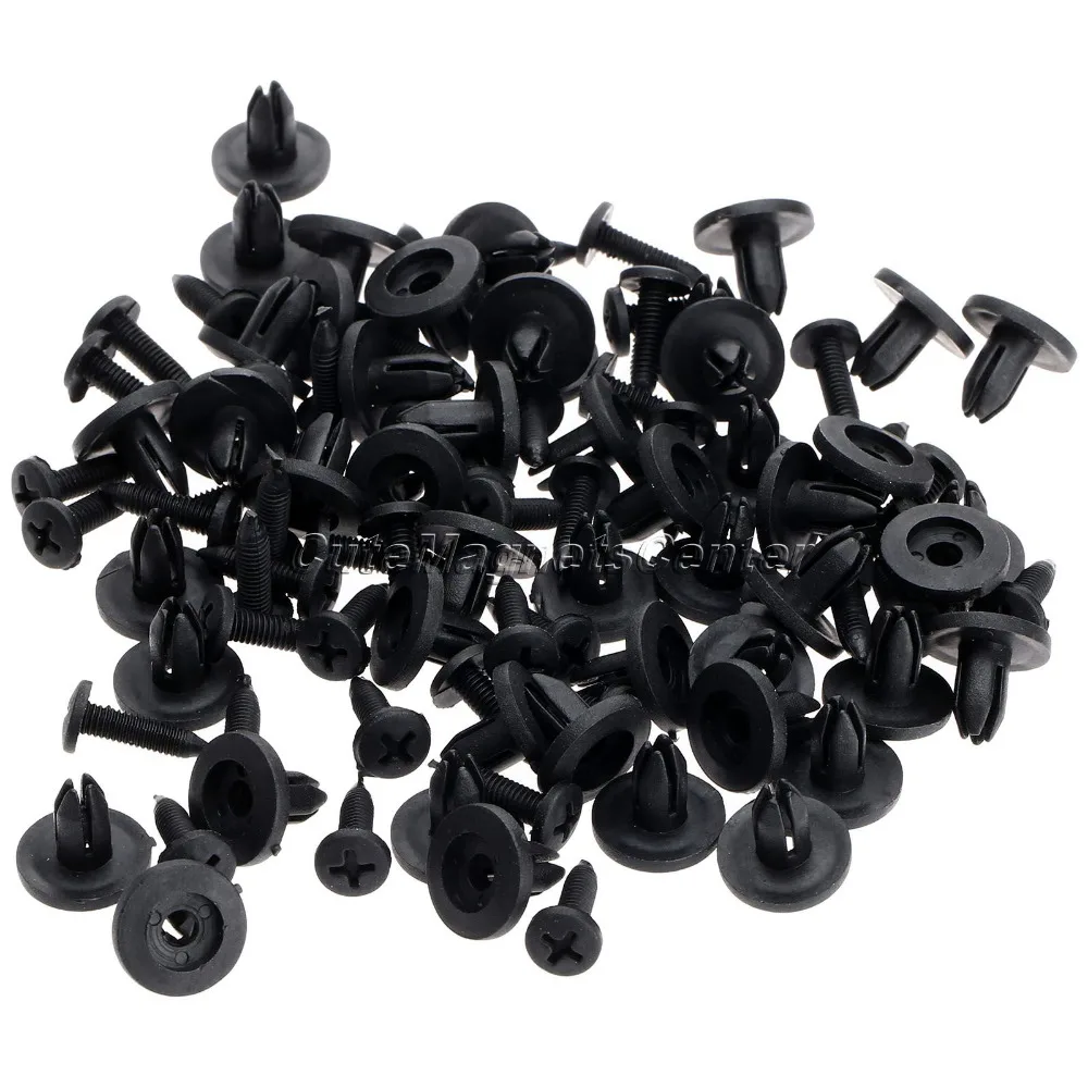 50 шт. пластиковые заклепки 7 мм для Toyota Lexus|clip retainer|rivet fastenerauto fastener clip |