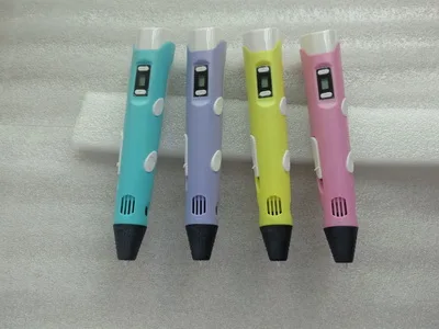 20pcs 1.75mm ABS/PLA DIY 3D Printing Pen LED/LCD Screen Painting For Kids Design Drawing | Компьютеры и офис