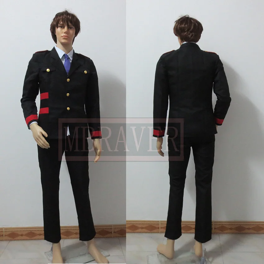 Костюм для косплея Noragami Kazuma черная Униформа на заказ все размеры|cosplay costume|black