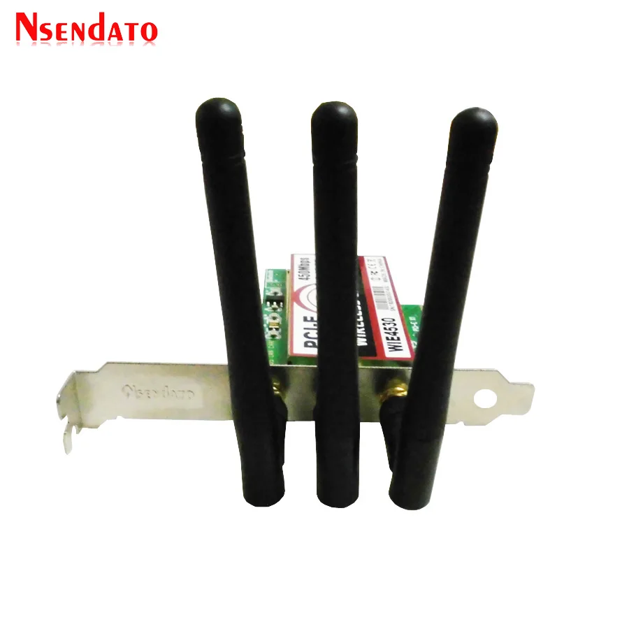 2 4G/5G 450 Мбит/с PCI-e Двухдиапазонная AP Беспроводная Lan Wi-Fi PCI Express карта WLAN адаптер